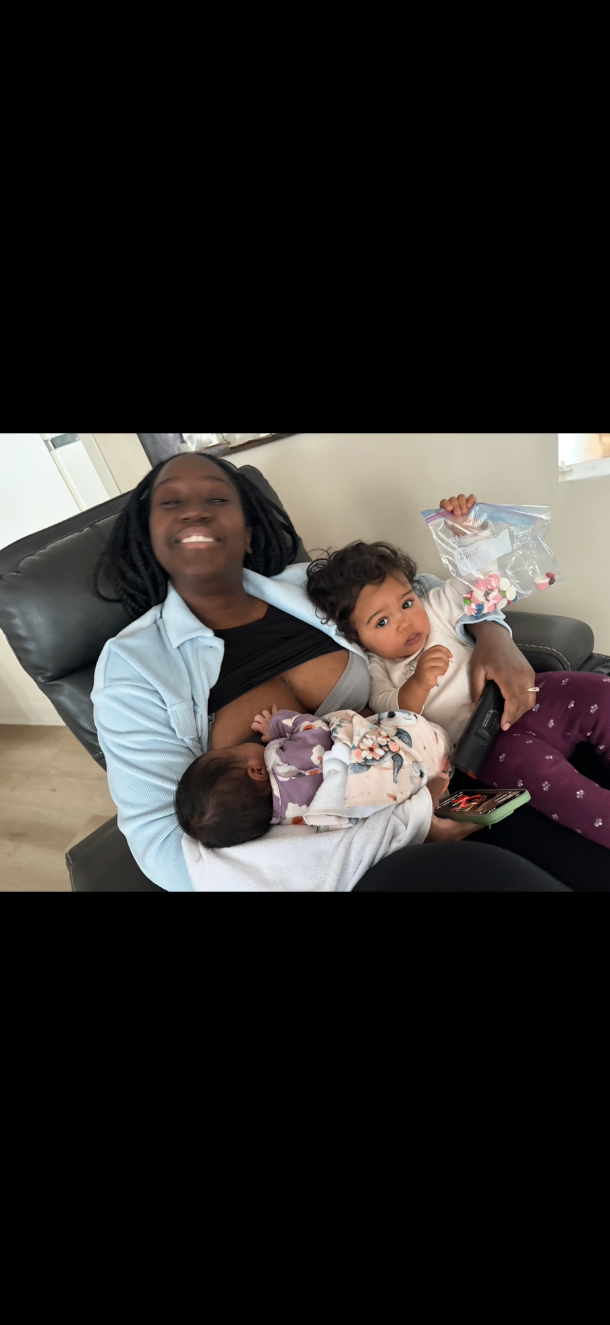 Maman et ses deux trésors